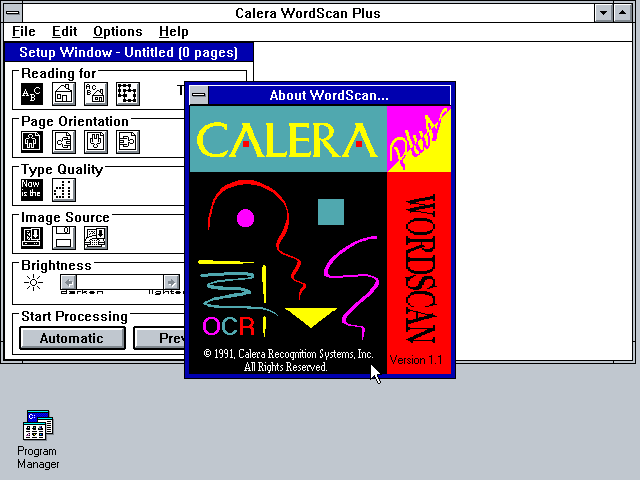 WordScan 1.1 - About